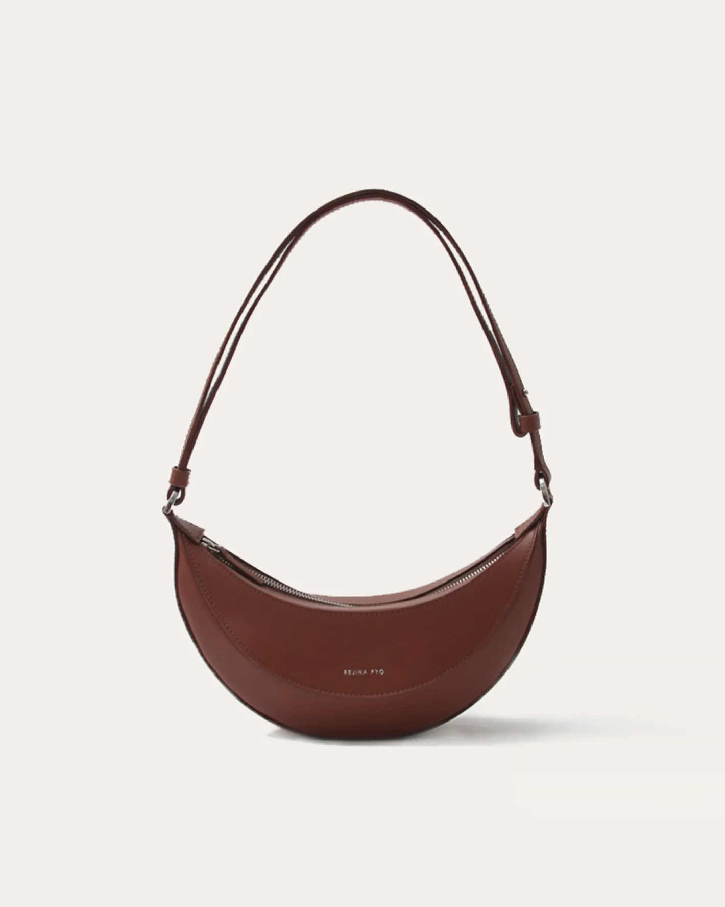 Outlet Petite Banana Bag Leather Nappa Tan Everyday