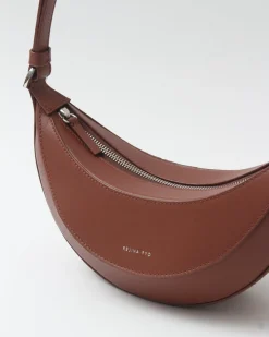 Outlet Petite Banana Bag Leather Nappa Tan Everyday