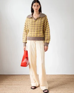 Fashion Rae Sweater Alpaca Blend Yellow Knitwear | Clothing