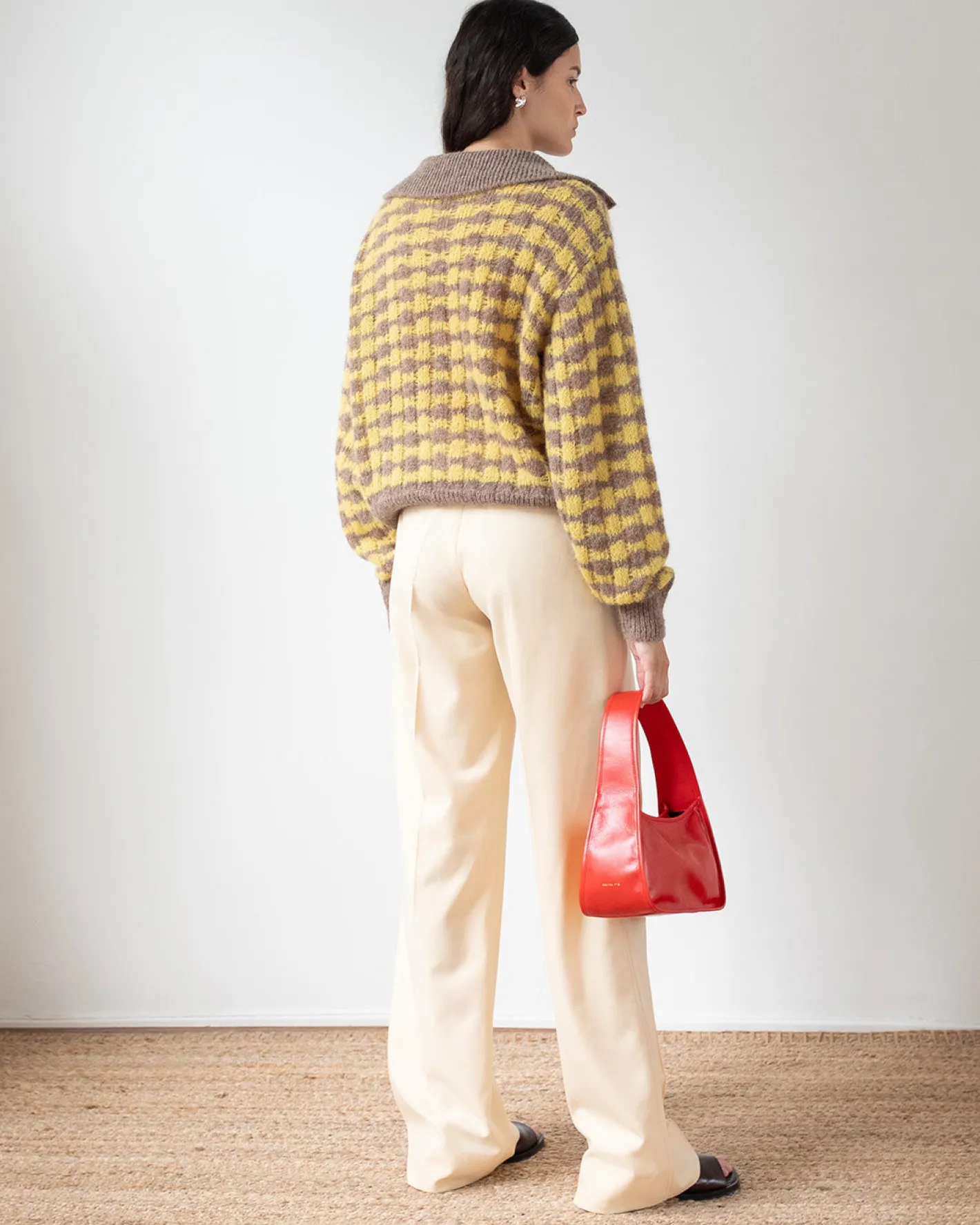 Fashion Rae Sweater Alpaca Blend Yellow Knitwear | Clothing