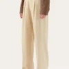 New Reine Trousers Wool Blend Shortbread Trousers | Tailoring