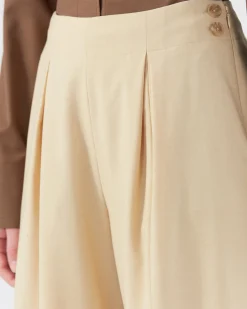 New Reine Trousers Wool Blend Shortbread Trousers | Tailoring