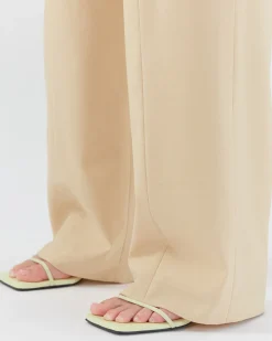 New Reine Trousers Wool Blend Shortbread Trousers | Tailoring