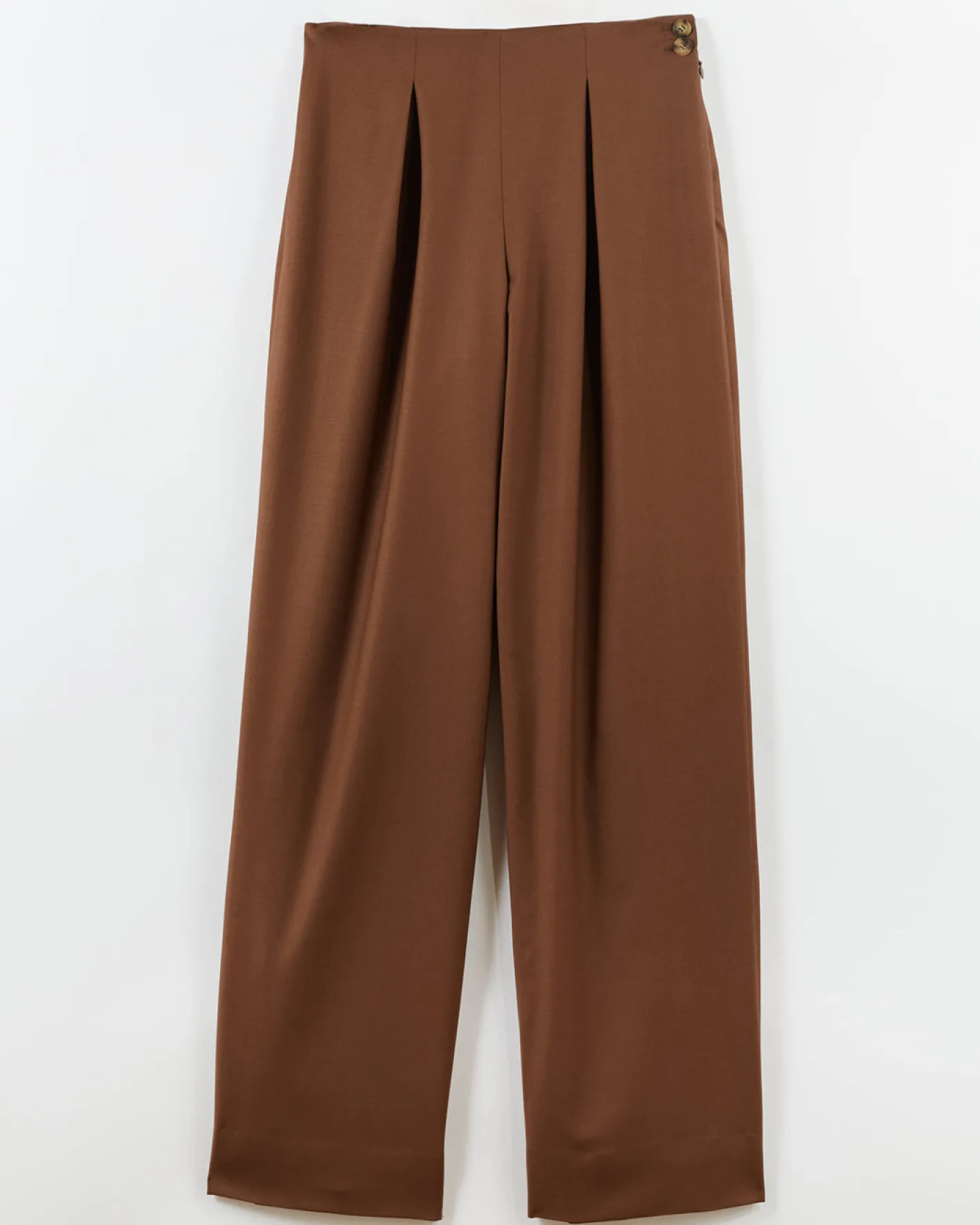 New Reine Trousers Wool Blend Brown Trousers | Tailoring
