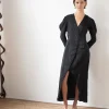 Online Remi Dress Viscose Blend Black Dresses | Clothing