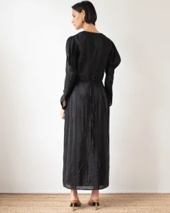 Online Remi Dress Viscose Blend Black Dresses | Clothing