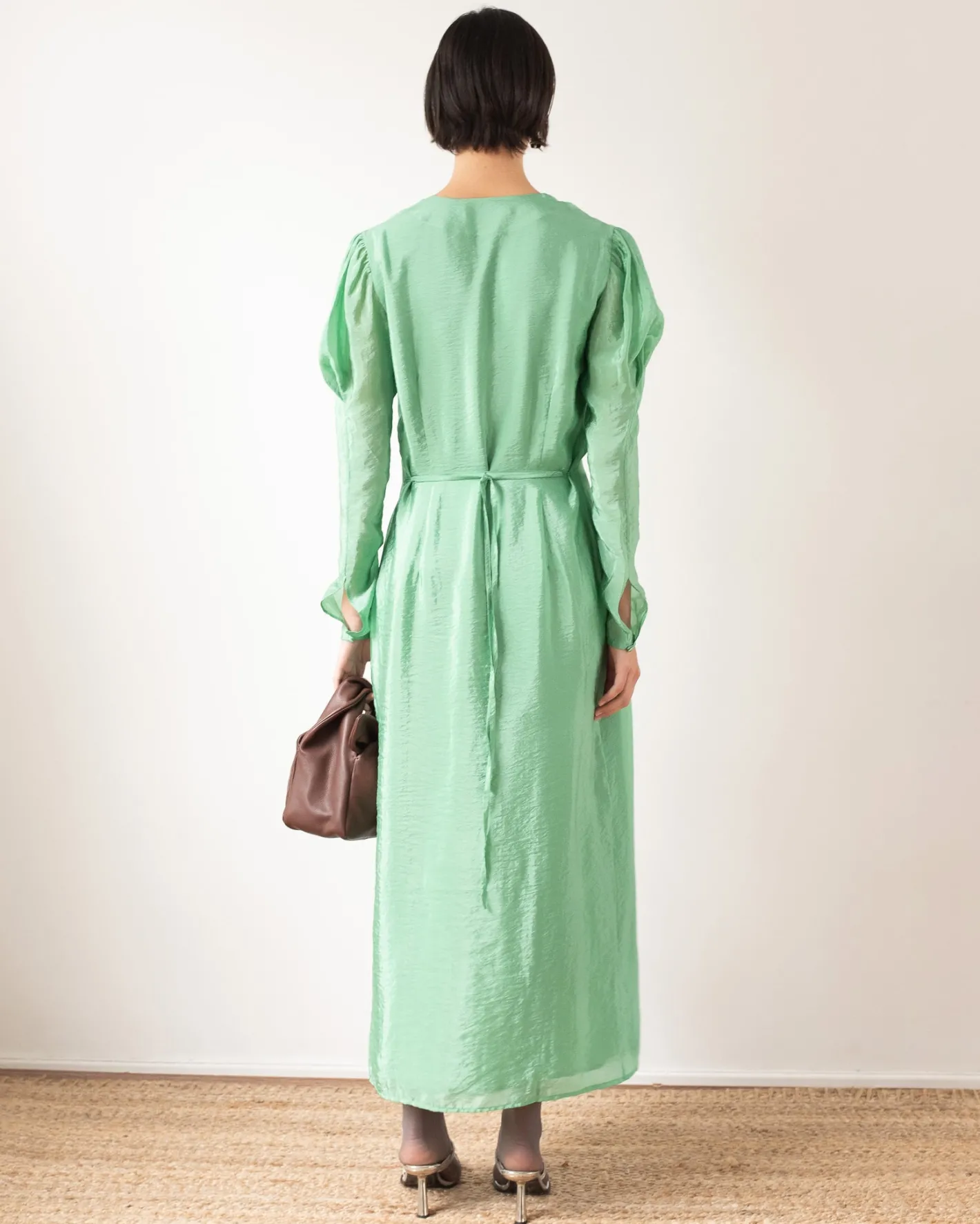 Discount Remi Dress Viscose Blend Jade Dresses | Clothing