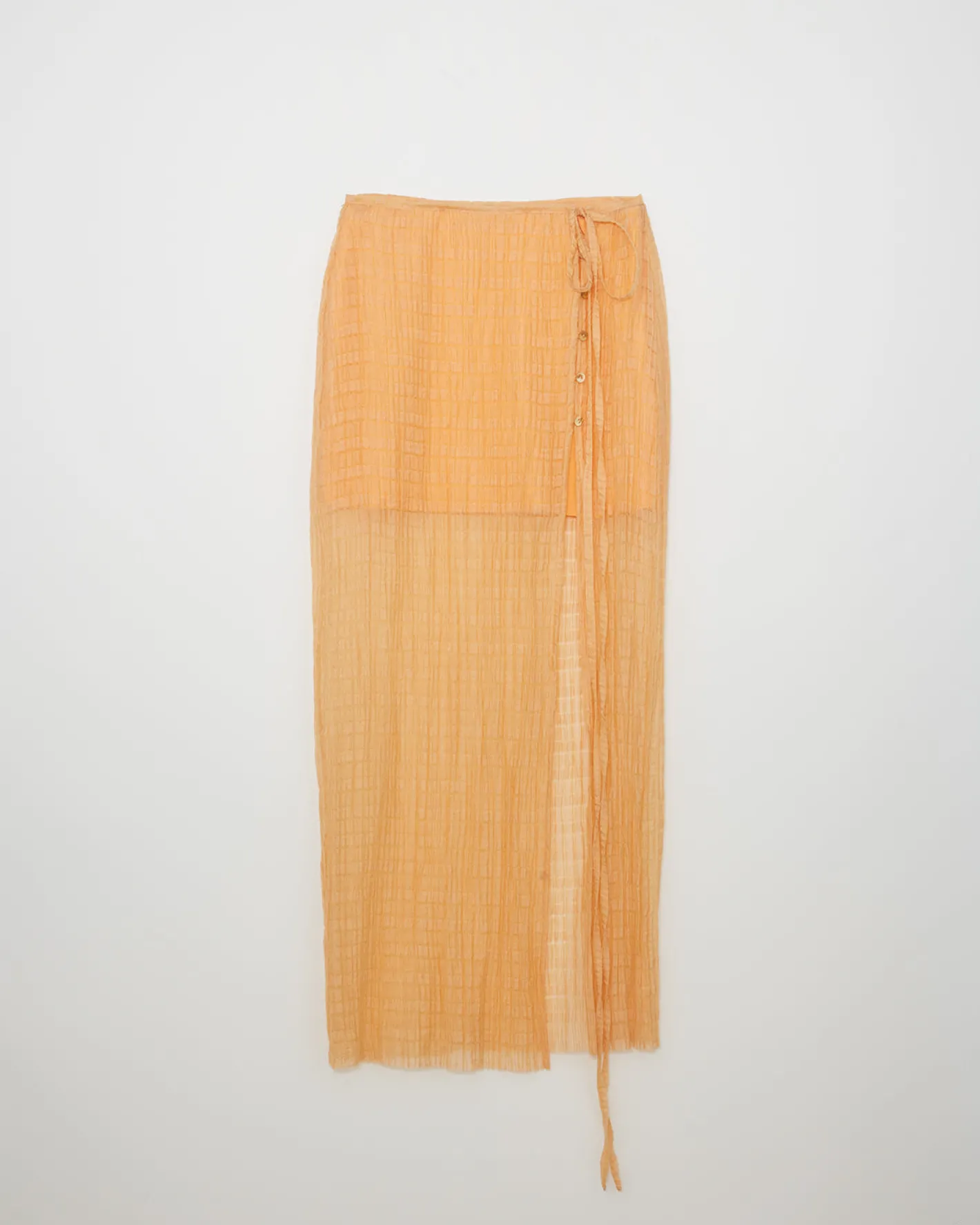 Sale Reya Skirt Silk Blend Peach Skirts | Clothing