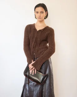 Discount Robyn Cardigan Alpaca Brown Knitwear | Clothing