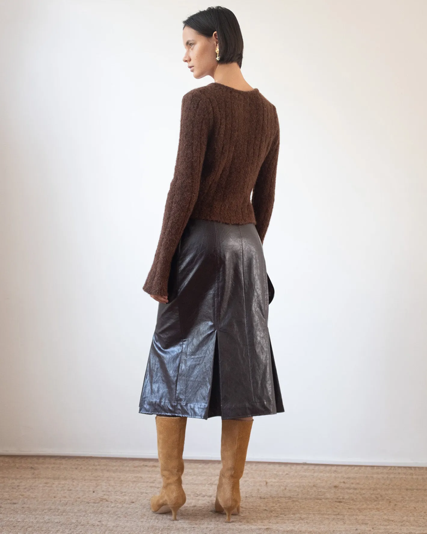 Discount Robyn Cardigan Alpaca Brown Knitwear | Clothing