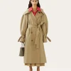 Sale Romy Trenchcoat Cotton Blend Twill Sage Trenches | Trenches