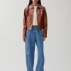 New Rowan Jacket Faux Leather Brown Jackets | Jackets