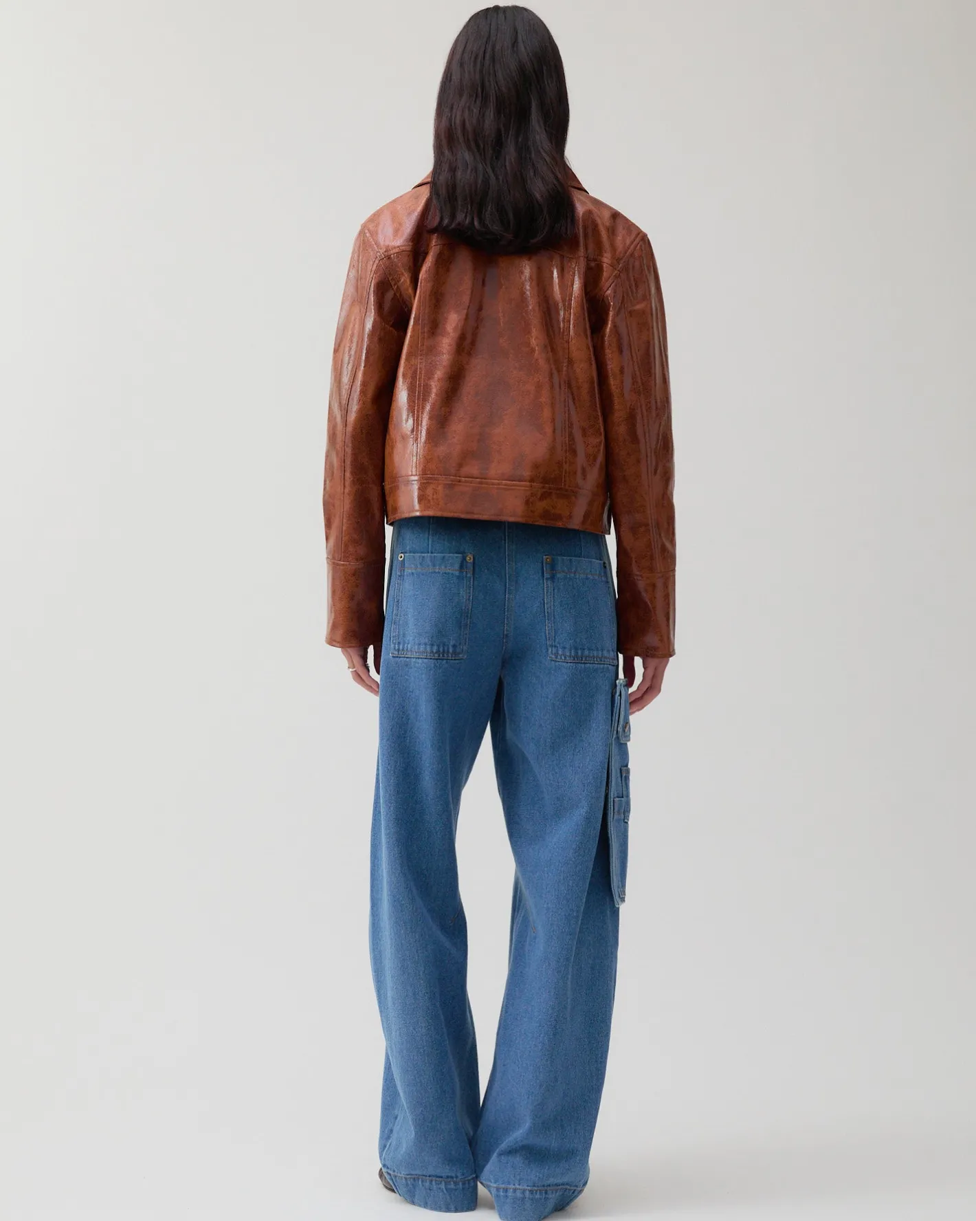 New Rowan Jacket Faux Leather Brown Jackets | Jackets