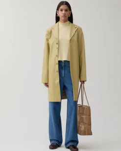 Discount Samantha Jacket Faux Leather Beige Jackets | Jackets