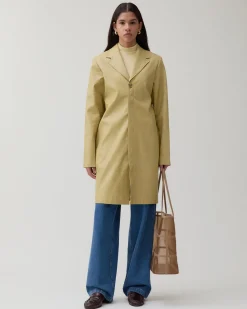 Discount Samantha Jacket Faux Leather Beige Jackets | Jackets