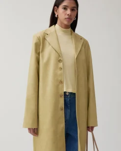 Discount Samantha Jacket Faux Leather Beige Jackets | Jackets