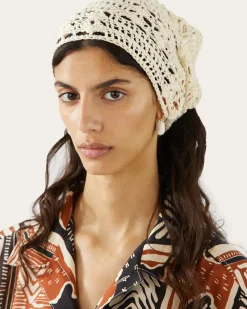 New Sandy Headscarf Organic Cotton Cream Hair Accessories | Hats