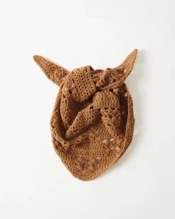 Hot Sandy Headscarf Organic Cotton Chestnut Hair Accessories | Hats