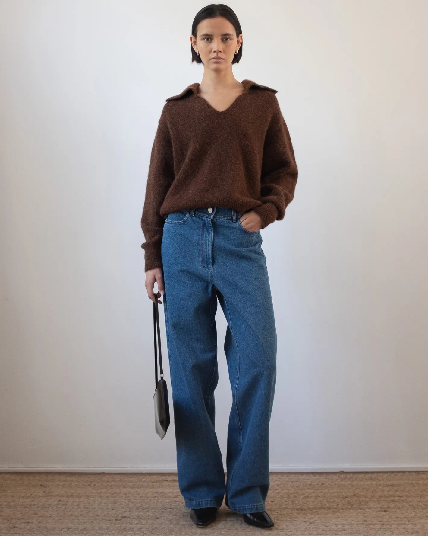 Clearance Sandy Sweater Alpaca Brown Knitwear | Clothing