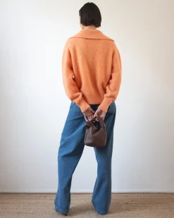 Hot Sandy Sweater Alpaca Peach Knitwear | Clothing