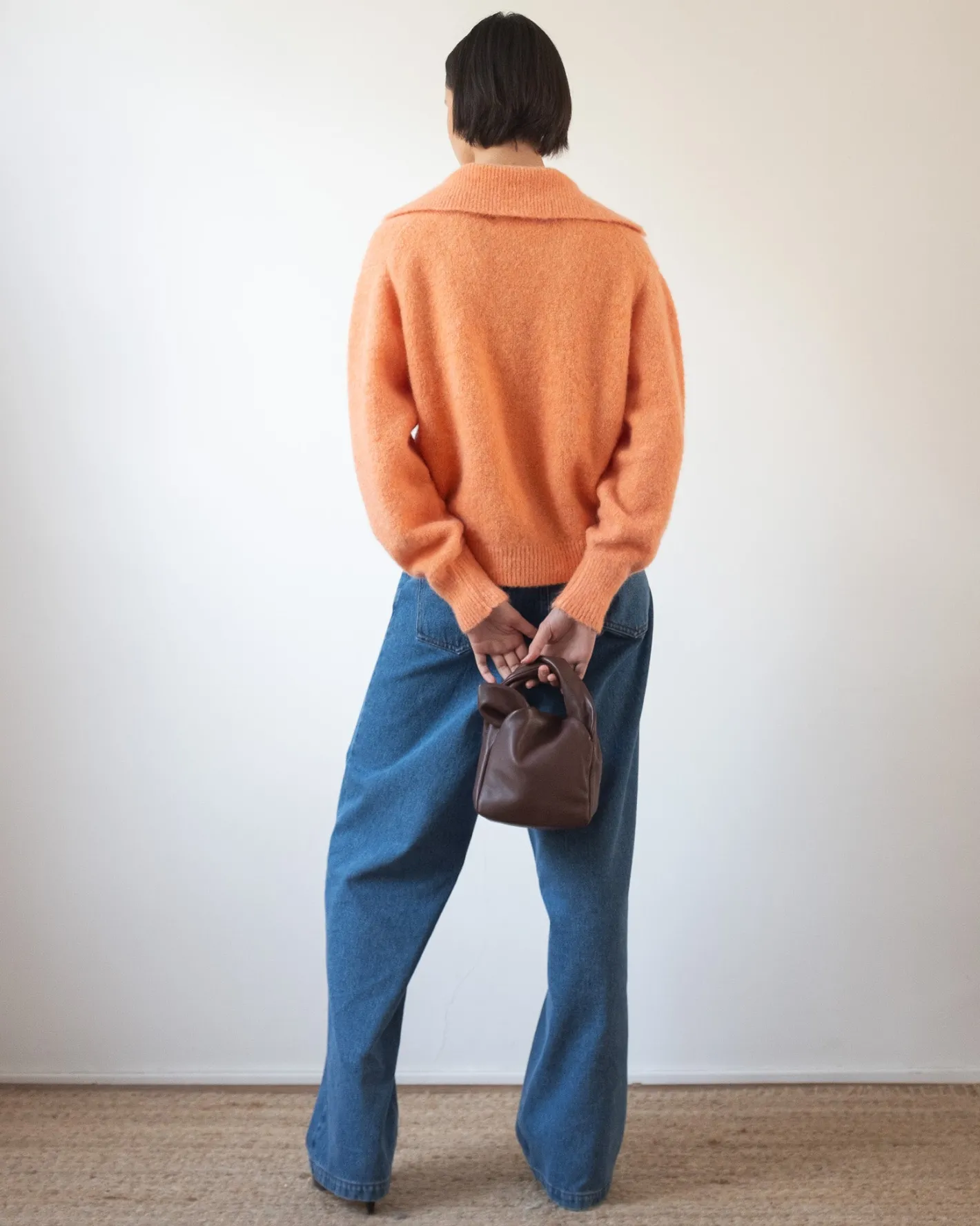 Hot Sandy Sweater Alpaca Peach Knitwear | Clothing