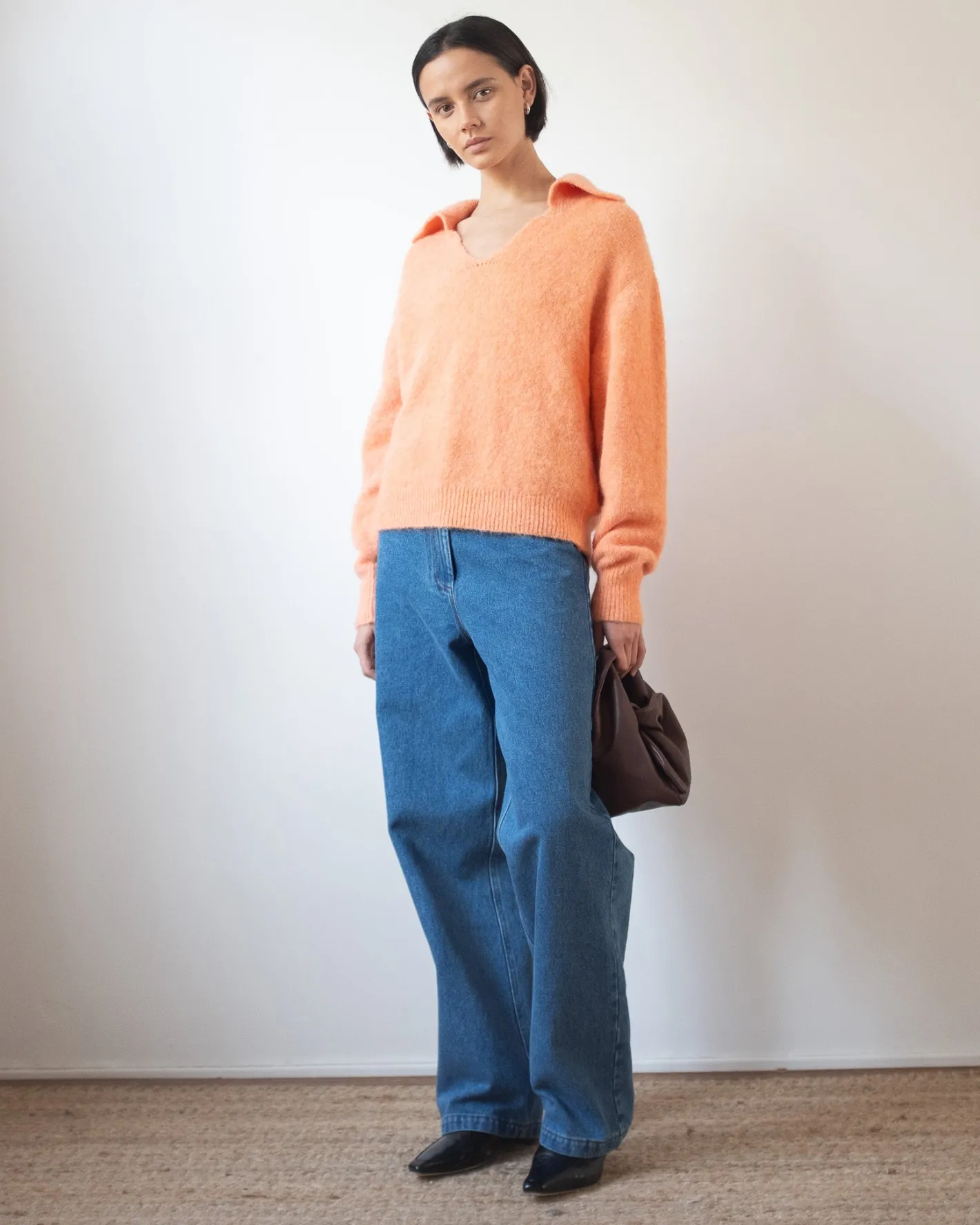 Hot Sandy Sweater Alpaca Peach Knitwear | Clothing