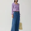 Discount Savie Cardigan Alpaca Blend Lilac Knitwear | Clothing