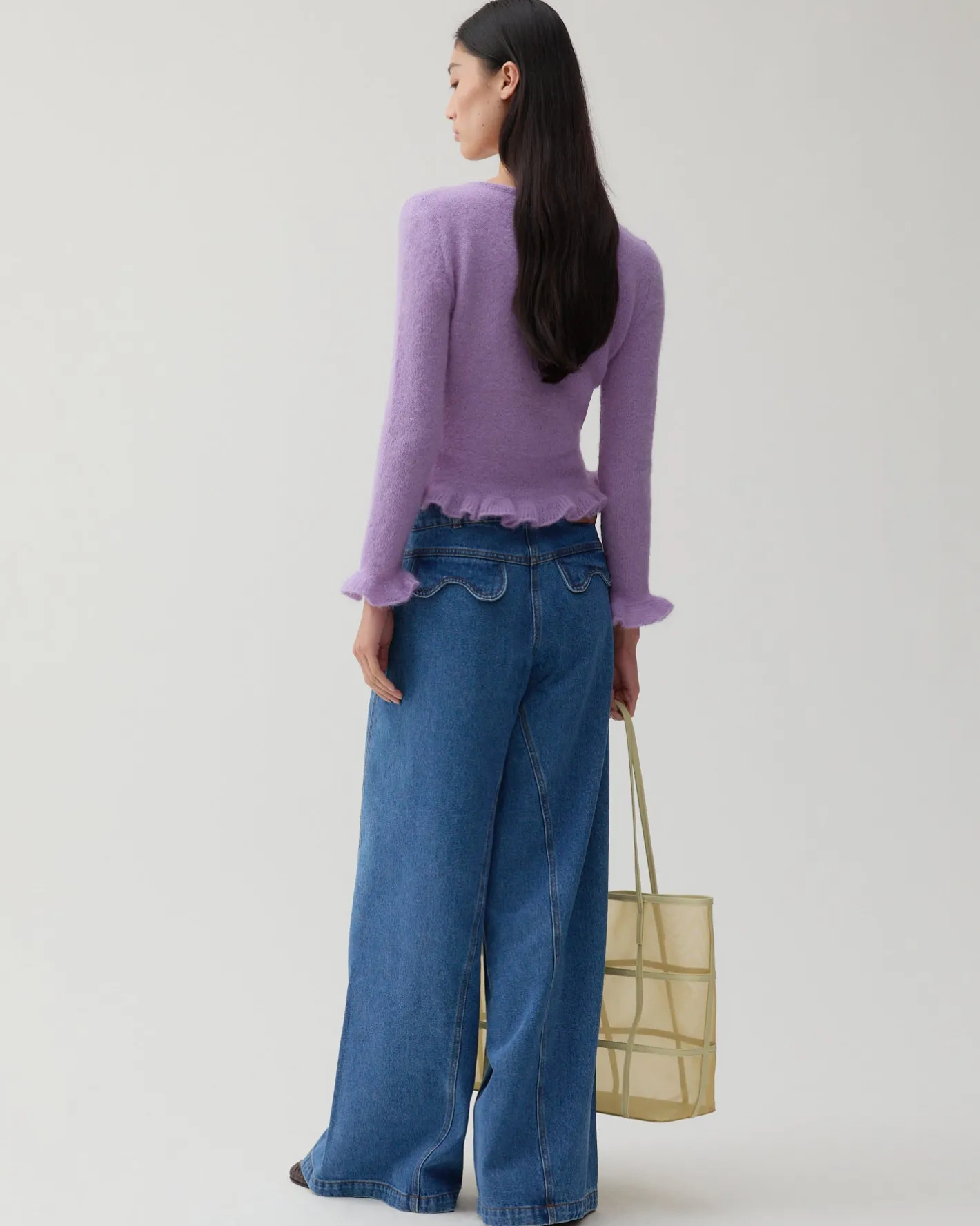 Discount Savie Cardigan Alpaca Blend Lilac Knitwear | Clothing