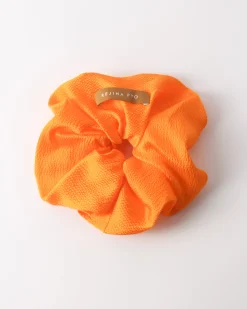 Online Scrunchie Silk Orange Hair Accessories