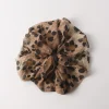 Sale Scrunchie Viscose Chiffon Print Beige Hair Accessories