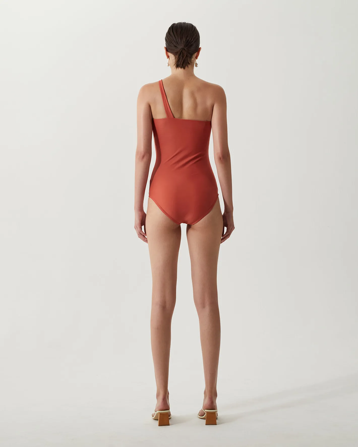 Best Sienna One-piece Recycled Nylon Rust Swimwear