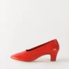 Fashion Soft Pump Leather Rosso Heels