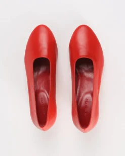 Fashion Soft Pump Leather Rosso Heels