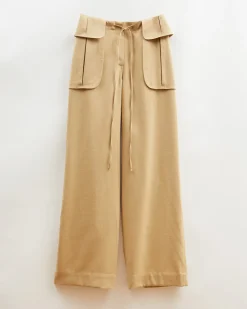 New Sonia Trousers Tencel Blend Suiting Beige Trousers | Tailoring