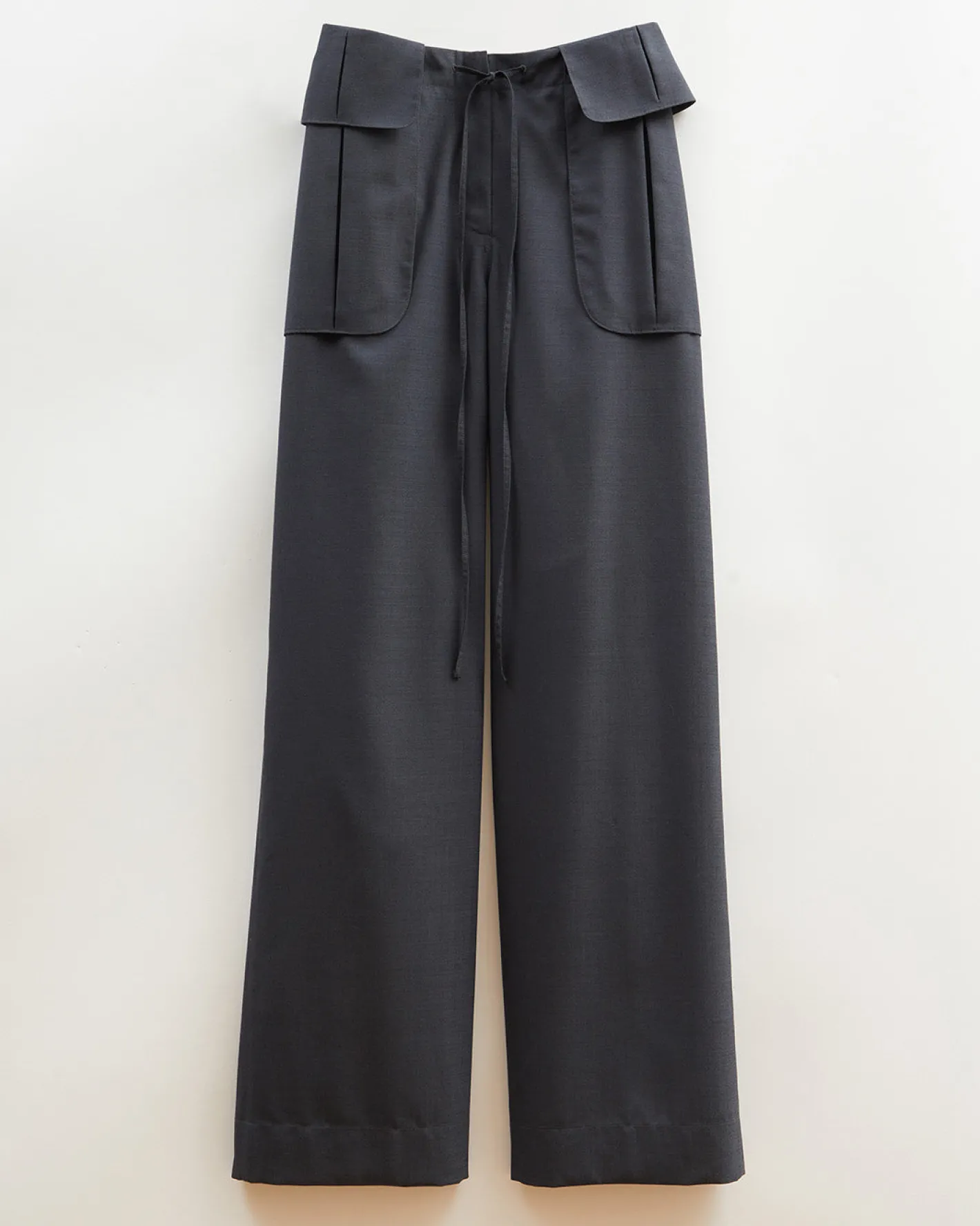 Discount Sonia Trousers Wool Blend Suiting Slate Trousers | Tailoring