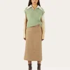 Best Spencer Vest Alpaca Blend Mint Knitwear | Clothing