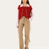 Discount Spencer Vest Alpaca Blend Red Knitwear | Clothing