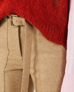 Discount Spencer Vest Alpaca Blend Red Knitwear | Clothing