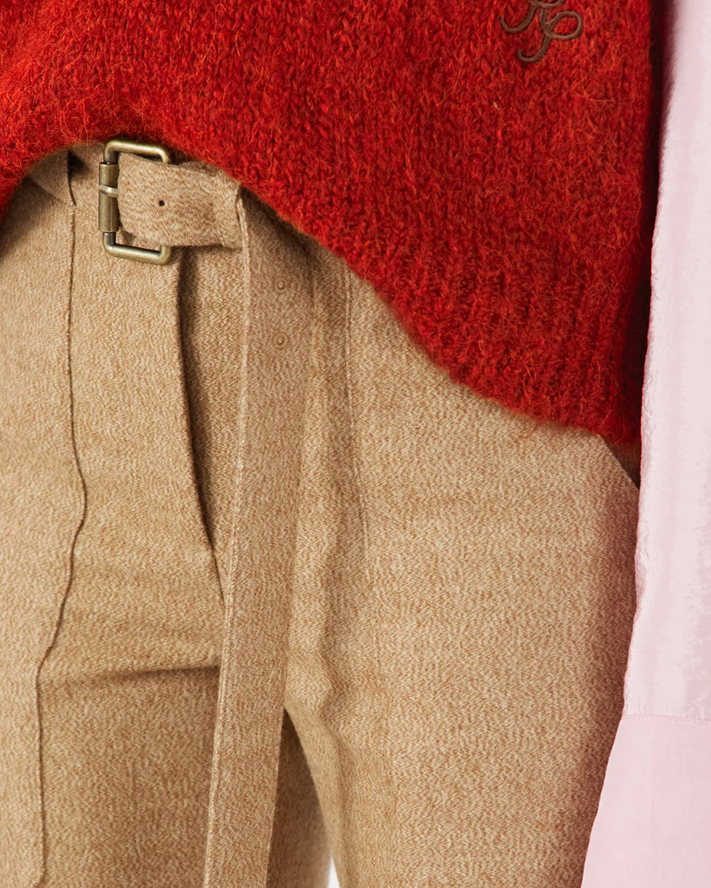 Discount Spencer Vest Alpaca Blend Red Knitwear | Clothing