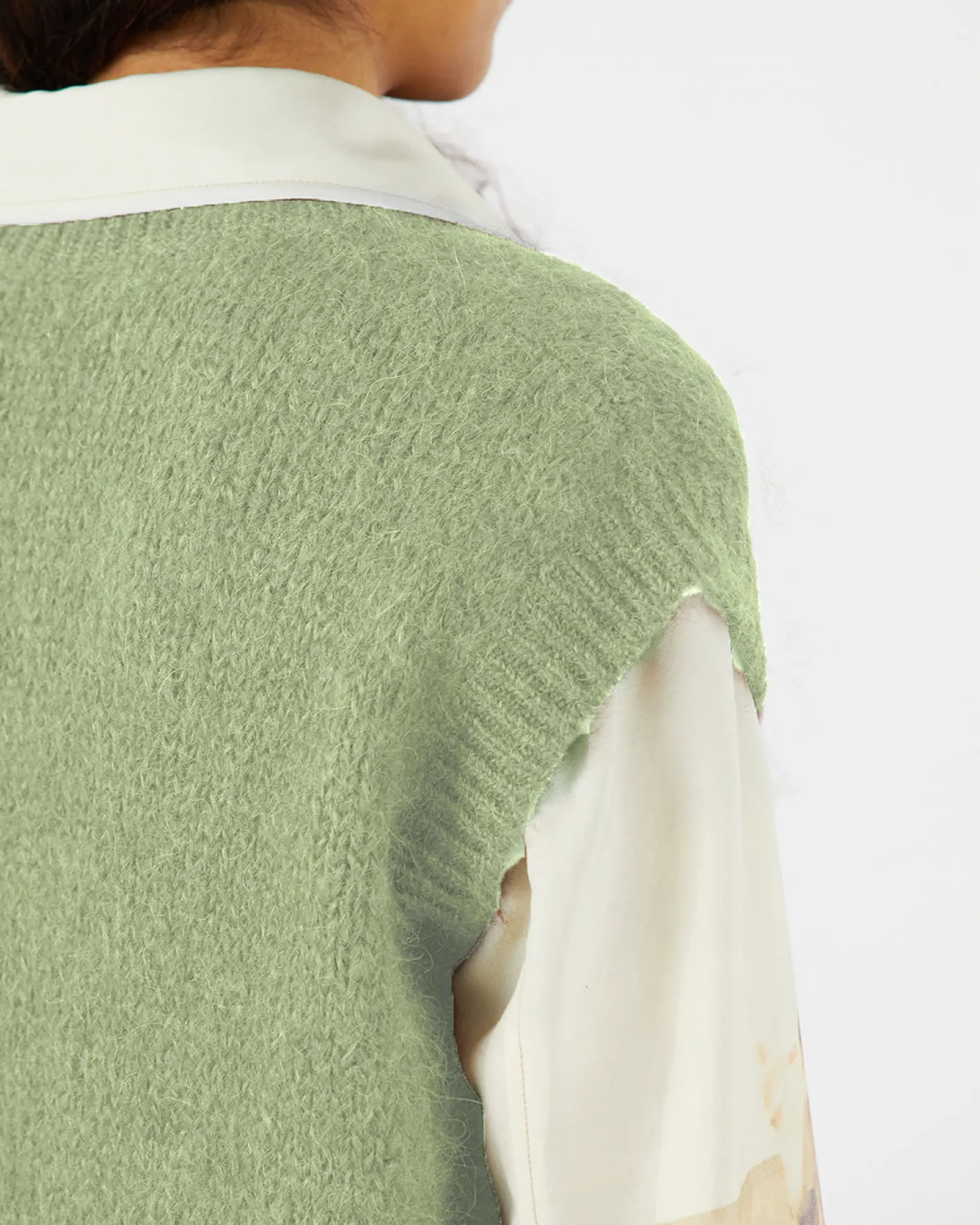 Best Spencer Vest Alpaca Blend Mint Knitwear | Clothing