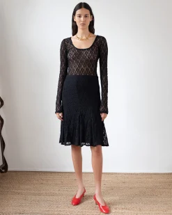 Sale Taylor Skirt Lace Black Skirts | Clothing
