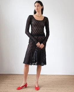 Sale Taylor Skirt Lace Black Skirts | Clothing