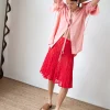 New Taylor Skirt Lace Red Skirts | Clothing