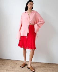 New Taylor Skirt Lace Red Skirts | Clothing