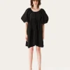 Clearance Terry Dress Viscose Blend Black Dresses
