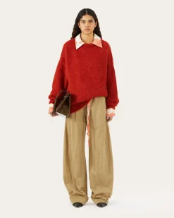 Discount Toni Sweater Alpaca Blend Red Knitwear | Clothing