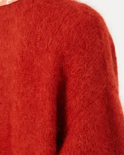 Discount Toni Sweater Alpaca Blend Red Knitwear | Clothing
