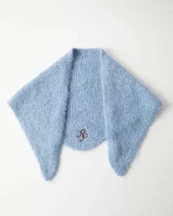 Discount Triangle Scarf Alpaca Blend Blue Hats | Scarves