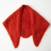 New Triangle Scarf Alpaca Blend Red Hats | Scarves