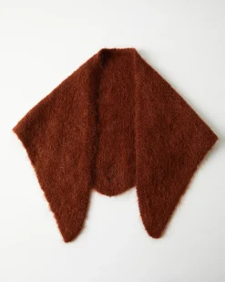 Discount Triangle Scarf Alpaca Blend Brown Hats | Scarves